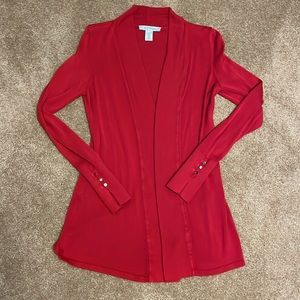 White House black market open cardigan